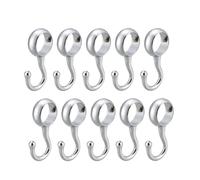 corda accappatoio 25mm Dia tubo asta manoborsa abiti cappotto ganci grucce 10Pz