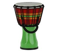 Corda accordata GEWA Liberty Djembé - Dimensioni (diametro): 7" (17,8 cm), altezza: 12,5" (31,5 cm) - Numero di guide: 14 - Verde