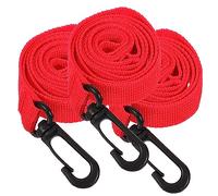 Corda Anti-smarrimento per Ragazzo Ragazza, 3 Pezzi, Nylon Rosso | Attraversare la Strada e Passeggiate All'aperto, Portatile e Riutilizzabile, Plastica, per Piccoli
