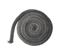Corda antincendio, 14/16 mm, 2 m, in fibra di vetro, per stufe a legna, resistente alle alte temperature, ricambio per la manutenzione di bruciatori a legna e camini (14 mm)