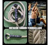 Corda Arrampicata 40mm Cordone Maroma Canapa Crossfit Sparto Scalata Esterno