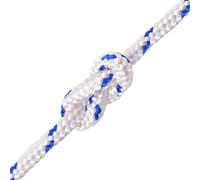 Corda Arrampicata Campeggio Rope Macrame Multiuso, Corda Marina in Polipropilene 16 mm 50 m Bianca