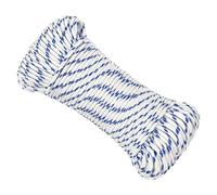 Corda Arrampicata Campeggio Rope Macrame Multiuso, Corda per barca Bianca 4 mm 25 m in Polipropilene