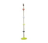 Corda arrampicata da giardino altalena disco bambini nodi colorati divertente 2m