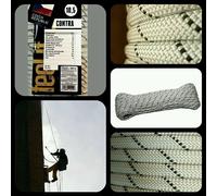 Corda Arrampicata Semi Statica 10.5mm X 30mts Verticali Speleologia Discensore