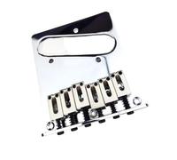 Corda Attraverso Il Ponte Della Chitarra Elettrica E La Cordiera Accessori Professionali In Argento Chitarra Bridge