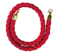 Corda barriera in velluto, cintura barriera per code di corda, Barriera in corda intrecciata, 1 corda for coda blu rosso giallo nero Corda/corde for appendere il controllo della folla for montanti, su