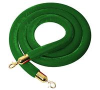 Corda barriera opzionale multicolore for il controllo della folla, corda for barriere for code sospese, cinema/grandi inaugurazioni/(Green,Length 0.6M/2Ft/24In)