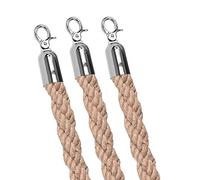 Corda barriera per coda da esterno resistente per controllo del traffico - ideale per la gestione delle code dei vialetti di strada agricola