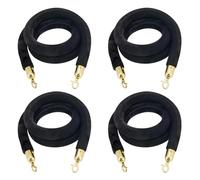 Corda barriera VIP con ganci SShape Queue Management Rope per eventi, matrimoni, alberghi e locali - Lunghezza 100 cm Durevole ed elegante soluzione di controllo della folla