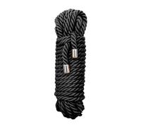 Corda bondage nera in cotone - Corda professionale BDSM color nero - MEO Germany - Lunghezza - 10 metri