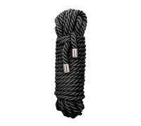 Corda bondage nera in cotone - Corda professionale BDSM color nero - MEO Germany - Lunghezza - 5 metri
