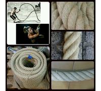 Corda Capo Cordone 40mm Canapa Crossfit Funzionale Battere Mma Boxe Maroma