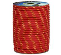 Corda cima treccia colorata corit rossa, 8 mm - 50 mt, Corderie Italiane