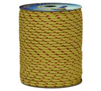 Corda cima treccia colorata surf gialla, 6 mm - 100 mt, Corderie Italiane