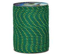 Corda cima treccia colorata surf verde, 6 mm - 100 mt, Corderie Italiane