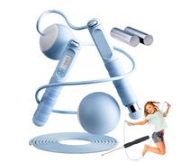 Corda con contatore, maniglie antiscivolo con tracciamento dei dati - corda intelligente con peso per le donne - per palestra viaggio casa camera da donne uomini adolescenti adulti