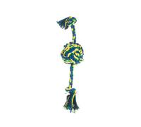 Corda con palla per cani Cotonosso Centro Palla PetUp - Blu e giallo 38 cm - Giochi per cani - 1° ORDINE? scegli lo sconto BZR5 / BZR20 + 200 punti fedeltà blu