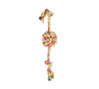 Corda con palla per cani Cotonosso Centro Palla PetUp - Fuxia e giallo 38 cm - Giochi per cani - 1° ORDINE? scegli lo sconto BZR5 / BZR20 + 200 punti fedeltà giallo