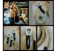 Corda,Corda Canapa 30mm X 4metro Arrampicata Funzionale Crossfit Sparto Pompiere