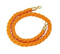 corda, corda di controllo, Corda, corda for montanti, for intrecciata in canapa di alta qualità da 5 piedi, barriere controllo della folla con ganci in oro lucido, for a sfera, cinema, feste, hotel
