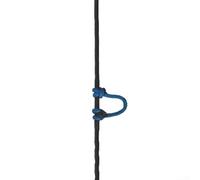 Corda D Loop da 3 metri per rilascio di corde ad arco composto e integrazione con anello di aggancio per supportare un affidabile impegno della freccia e temporizzazione di rilascio (blu)