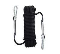Corda da Arrampicata, 8 mm Corda di Sicurezza con Moschettone, 10 Metri Corda Multiuso in Nylon ad Alta Resistenza per Esterni Adatto All'arrampicata Campeggio Paracadute Salvataggio (10M)