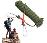 Corda Da Arrampicata In Nylon | Corda Di Sicurezza Professionale In Nylon Resistente Da 5 Metri | Attrezzatura Per Trazione Esterna, Protezione E Paracord Per Escursionismo, Fuga, Sopravvivenza E Alpi