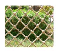 Corda da Arrampicata per Animali Domestici, Corda di Iuta per Animali Domestici,Rete Decorativa in Canapa E Juta, Rete di Sicurezza,Diametro Corda 6 Mm,Maglia 10cm(3X7m)