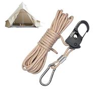 Corda da campeggio, SOGA in nylon resistente, corda automatica per da campeggio da 4 mm all'aperto, per escursionismo, arrampicata, kayak, baldacchino, luce da coltivazione, stendibiancheria