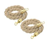 Corda da champagne per controllo della folla, 1 m, corda retrattile con ganci a connessione rapida, confezione da 2, perfetta per la gestione degli eventi e la nizzazione delle code