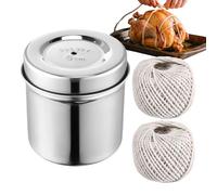 Corda da cucina a due rotoli di corda centrale | Corda da cucina per la preparazione della carne per carne, pollame e pane, imballaggio, barbecue, campeggio e chef