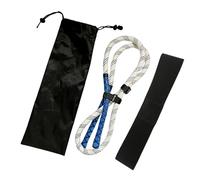 Corda da golf con impugnatura ergonomica per correzione della postura e allenamento del movimento, lunghezza 100 cm, per allenamento in interni ed esterni, bianca con fascia per il braccio