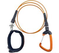 Corda da immersione in acciaio inox, 150 cm, per sgancio rapido | Acciaio resistente per il nucleo del cavo, previene la perdita di attrezzature, ideale per apnea, fissaggio sicuro sott'acqua