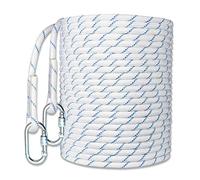 Corda Da Lavoro Aerea Intrecciata A Doppio Strato Resistente All'Usura Per Esterni, Corda Multifunzionale Per La Pulizia Delle Pareti Esterne Da 14 Mm, Forza Di Trazione 3400 Kg, 14 Mm X 20 M