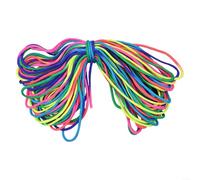 Corda da paracadute dai colori arcobaleno, perfetta per impacchettare e legare in attività all'aperto (colorato intenso)