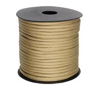 Corda da Paracadute Paracord da 4mm A 9 Anime - Corda di Sopravvivenza in Nylon Resistente per Campeggio, Escursionismo, Emergenza, Corda di Ancoraggio per Tenda, Amaca(50M)(Caqui)