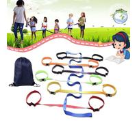 Corda da Passeggio in età Prescolare per l'asilo Nido,Corda da Passeggio per Bambini,Corda da Passeggio per la Sicurezza dei Bambini Waist Style Adatta per 12 Bambini e 2 Insegnanti.