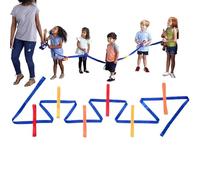 Corda da passeggio per bambini, corda di sicurezza per camminare, leggera, con manici ad anello, cinghie di sicurezza per escursioni all'aperto, asilo,