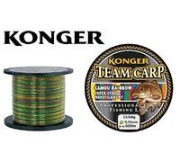 Corda da pesca Konger Team Carp Camou Rainbow, 600 m, monofilo per carpa (0,35 mm/13,50 kg)