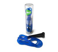 CORDA DA SALTO JUMP ROPE PLASTICA CAVO SINTETICO PVC BOXE PUGILATO GREEN HILL (BLU)