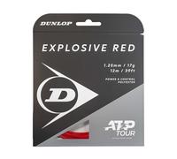 Corda da tennis Dunlop Explosive Red 17G 12m - Corda in poliestere a potenza reattiva