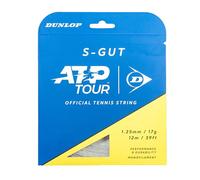 Corda da tennis Dunlop S-Gut 17G Bianca 12m - Corda Comfort & Control Value