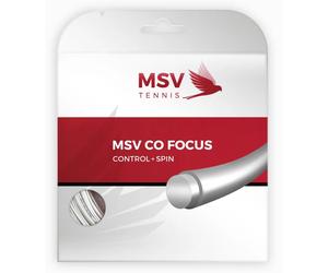 Corda da tennis MSV Co. Focus (12 m) - white - Bianco (1.18 mm)