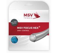 Corda da tennis MSV Focus Hex (12 m) - sky blue - Turchese (1.23 mm)