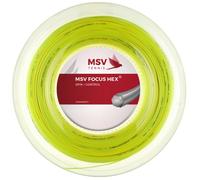 Corda da tennis MSV Focus Hex (200 m) - neon yellow - Giallo (1.18 mm)