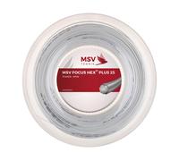 Corda da tennis MSV Focus Hex Plus 25 (200 m) - Bianco (1.25 mm)