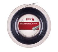 Corda da tennis MSV Focus Hex Plus 38 (200 m) - Nero (1.30 mm)
