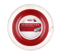 Corda da tennis MSV Focus Hex Plus 38 (200 m) - Rosso (1.20 mm)