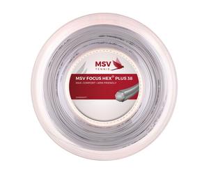 Corda da tennis MSV Focus Hex Plus 38 (200 m) - white - Bianco (1.20 mm)